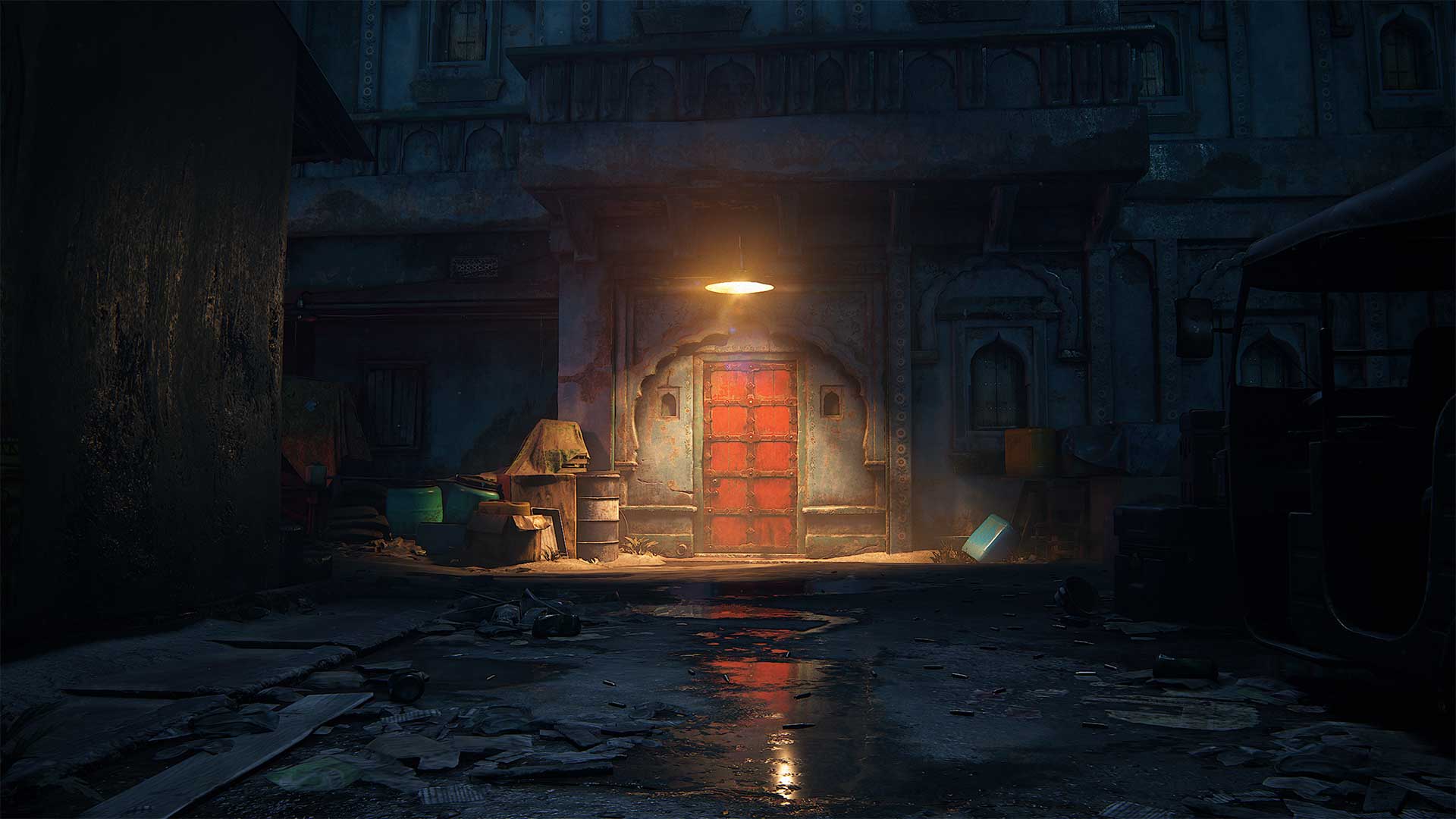 Night street background